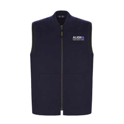 Cotton Canvas Vest w/ Sherpa Lining  Thumbnail