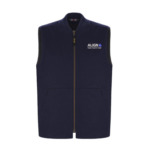 Cotton Canvas Vest w/ Sherpa Lining  Thumbnail